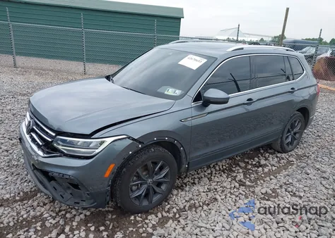 2022 Volkswagen Tiguan 2.0T Se z USA, uszkodzony, nr VIN 3VV2B7AX8NM042171